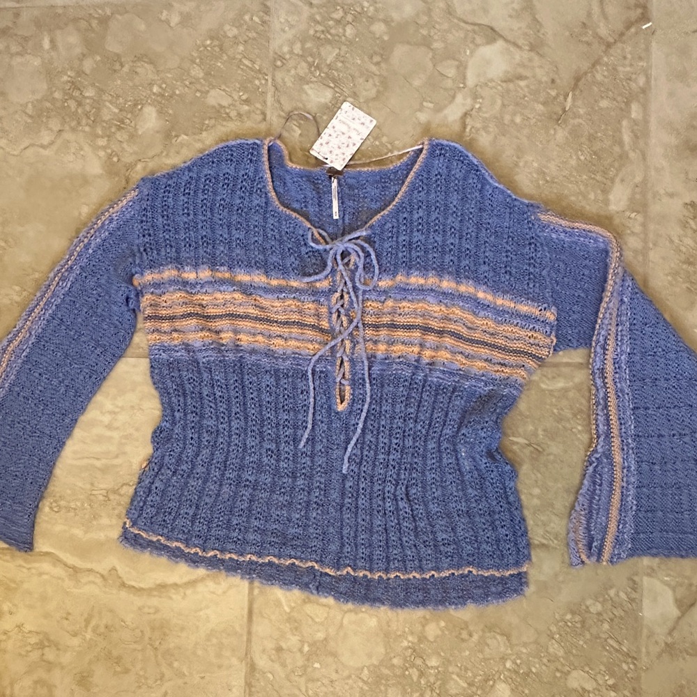 Free People Crochet Sweater